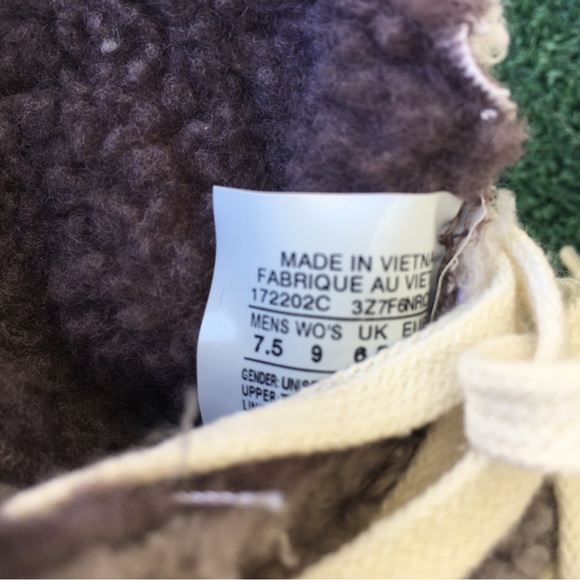 NWT Converse CTAS Faux Shearling Run Star Hike Platform Sneaker Mauve Purple 9 - Picture 8 of 13